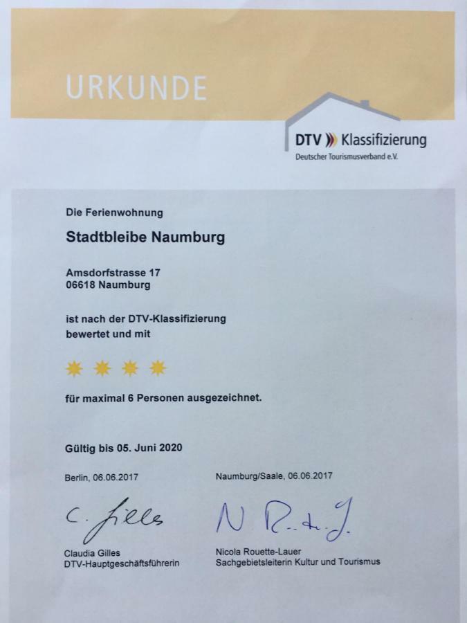 Stadtbleibe Naumburg 萨勒河畔瑙姆堡 外观 照片